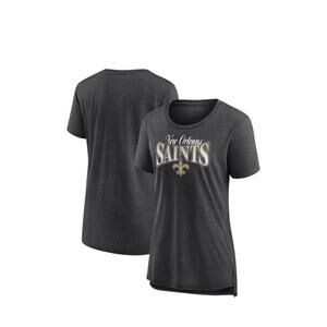 NFL New Orleans Saints Women's Roundabout Short Sleeve Fashion T-Shirt, Large